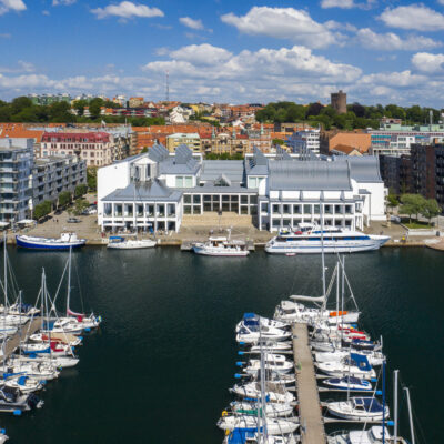 Ingång till Dunkers kulturhus i Helsingborg