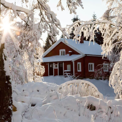 Skidpicknick på Norra Fjället