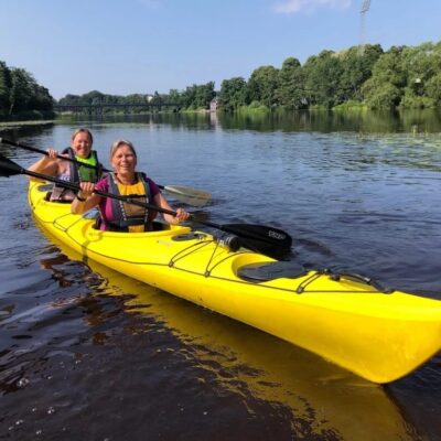 Uthyrning av dubbel kajak (Pris per kajak, inte per person)