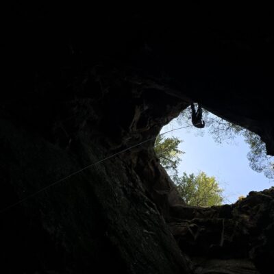 Gruväventyr med lunch och rappellering – Spökgruvan