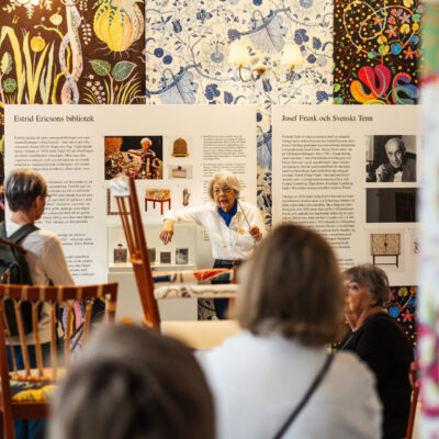 Guidad visning i utställning om Estrid Ericson