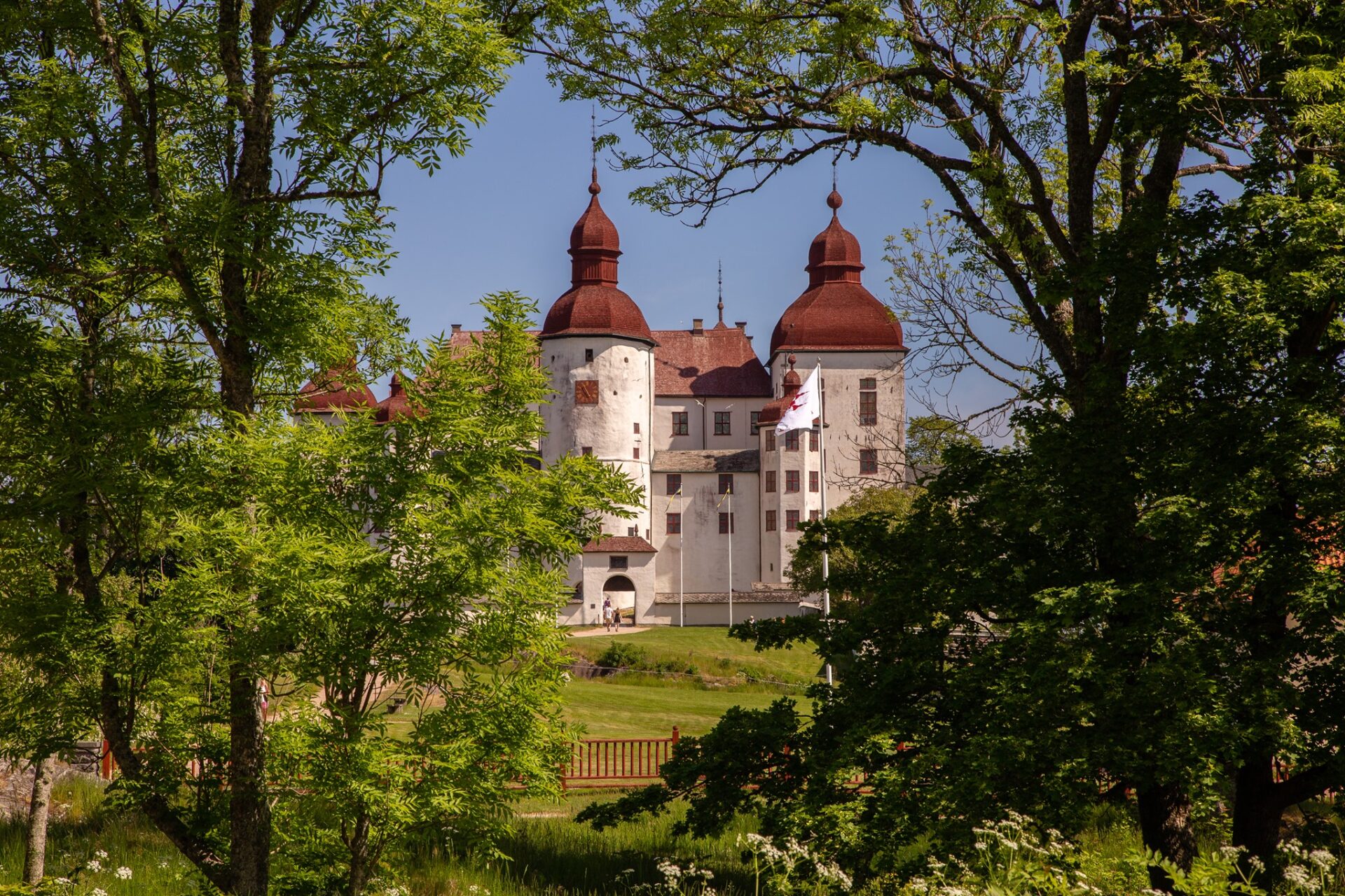 Entré till Läckö Slott i Lidköping