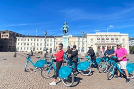 Göteborg: Cykeltur med transfer till stadens höjdpunkter