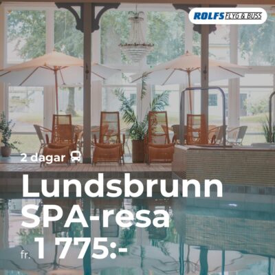 Lundsbrunn SPA-resa
