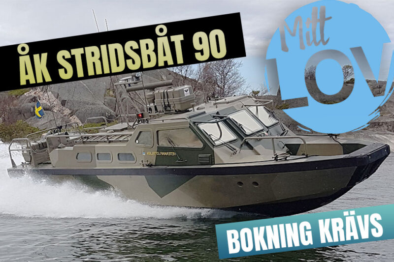 Åka stridsbåt