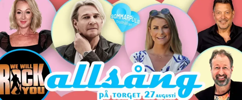 Allsång på torget augusti