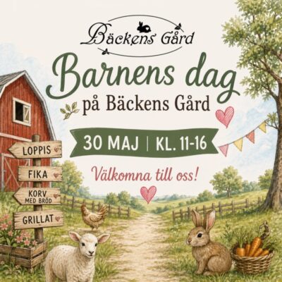 Barnens dag på Bäckens Gård