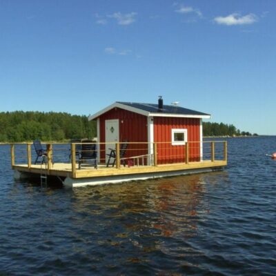 Bastuflotte i Sörfjärden