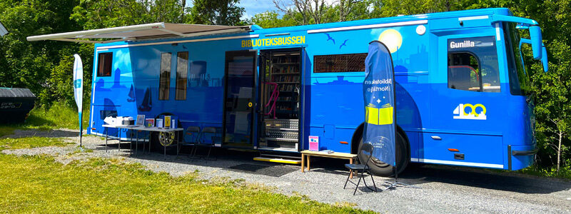 Biblioteksbussens sommartur – Södersvik