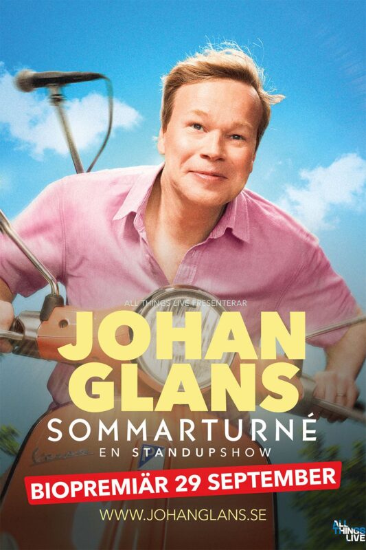Bio – Johan Glans Sommarturné – En standupshow
