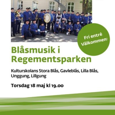 Blåsmusik i Regementsparken