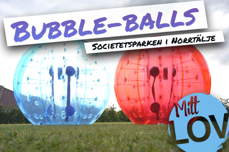 Bubbleballs i Societetsparken