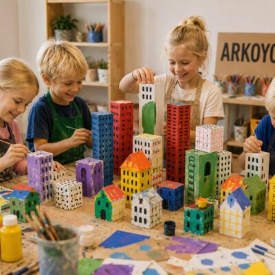 Bygg torn med färg & design 🏙️✨
