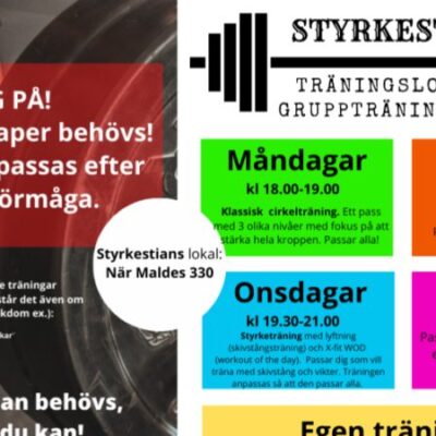 Cirkelträning i När