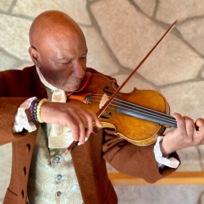 Emilio Estrada, violin. Zbigniew Jakubowski, gitarr