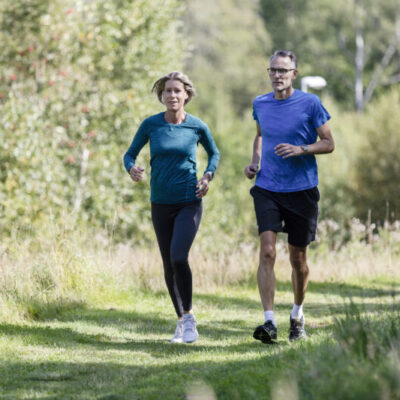 Exercise tracks and hiking trails on Mösseberg