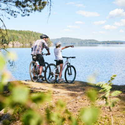 Family gravel ride to Baldersnäs