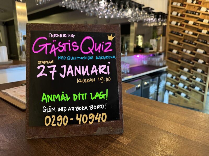Gästis Quizturnering del 1
