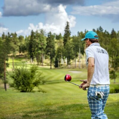 Golfbana på Högbo Bruk