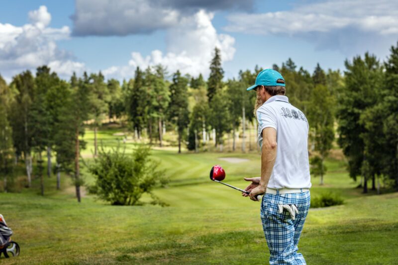 Golfbana på Högbo Bruk