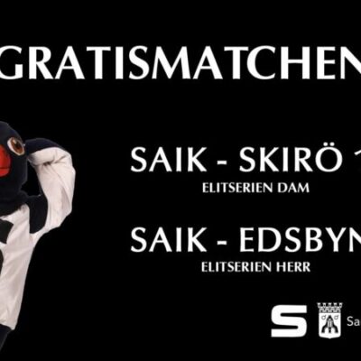 Gratismatchen elitserien dam och herr 2025