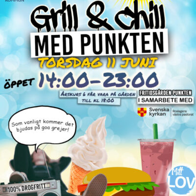 Grill & Chill på Punkten – Skolavslutning 2026