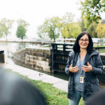 Guidad vandring längs Göta kanal
