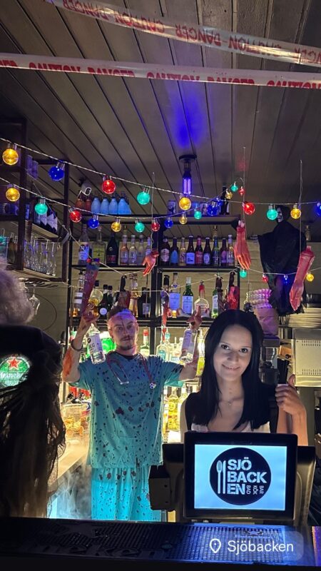 Halloween disco på Sjöbacken