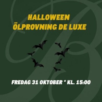 Halloween ölprovning hos Bryggeriet Mat & Malt