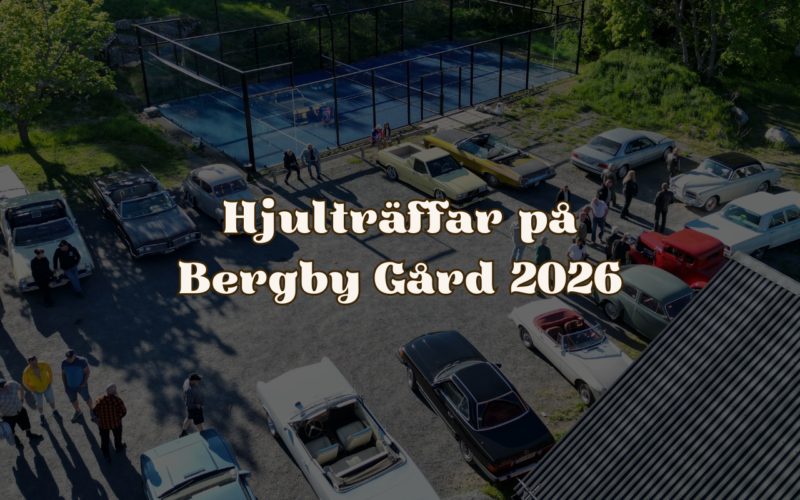 Hjulträffar på Bergby Gård