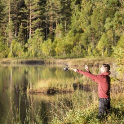 Put and take - fiske i Östra Hinnsjön, Västra Hinnsjön, Igeltjärn