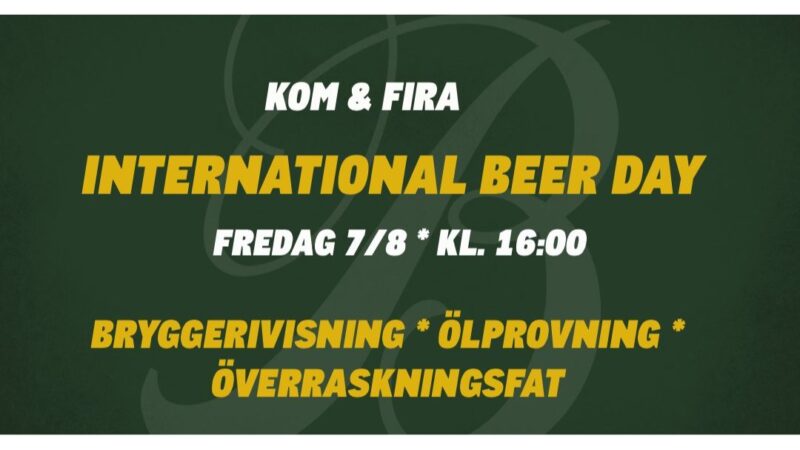 International Beer Day