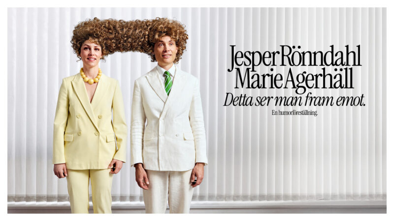 Jesper Rönndahl och Marie Agerhäll