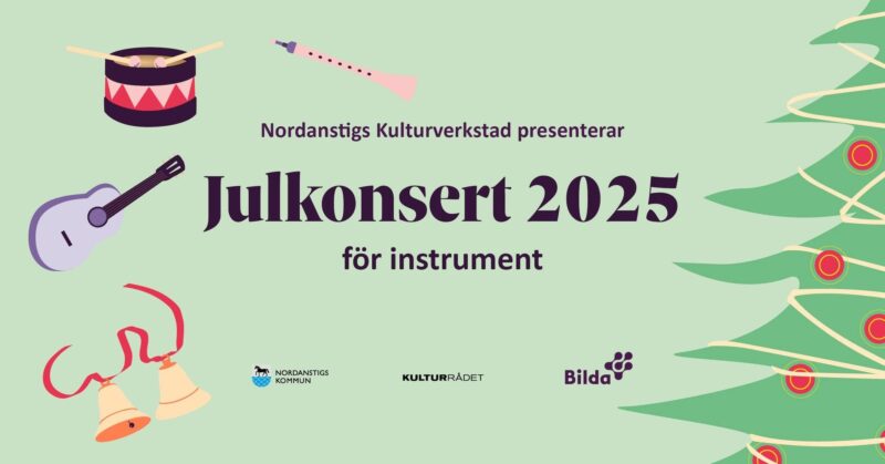 Julkonsert – instrumenteleverna Nordanstigs Kulturverkstad