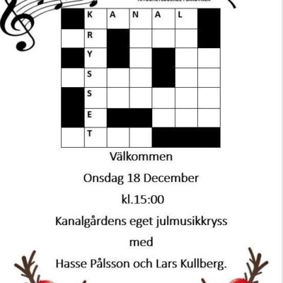 Julmusikkryss på Kanalgården