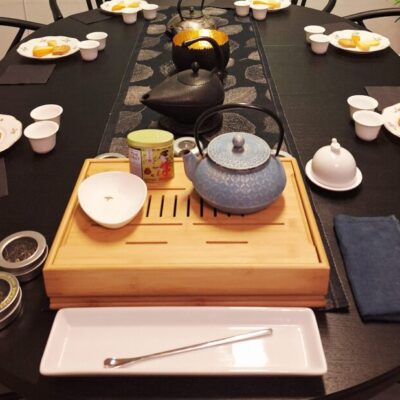 Klassisk teprovning av smaksatta teer