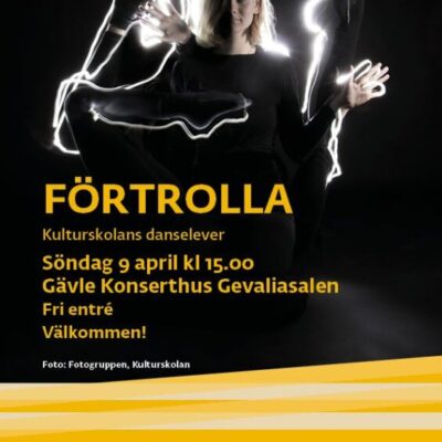 Kulturskolans dansföreställning Förtrolla