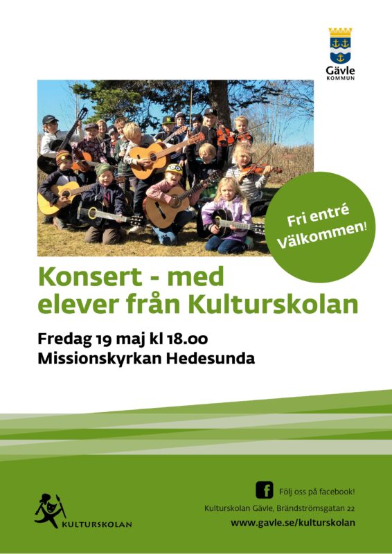 Kulturskolans elevkonsert i Hedesunda