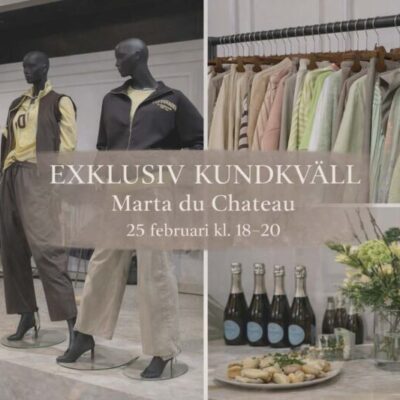 Kundkväll med Marta du Chateau