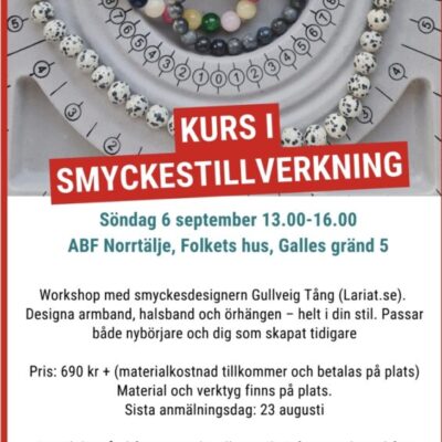 Kurs i smycketillverkning