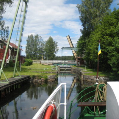 Långbron lock, Dalsland Canal
