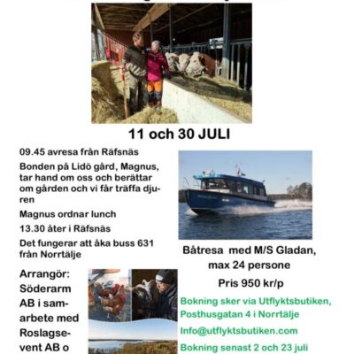 Lidö gård – en dag hos bonden på skärgårdsjordbruket på Lidö