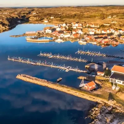 Liten och lugn hamn
