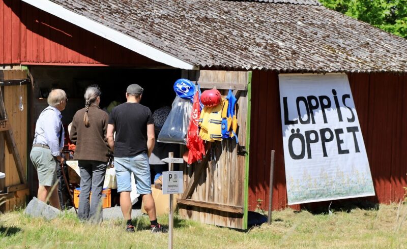 Loppis på Blidö