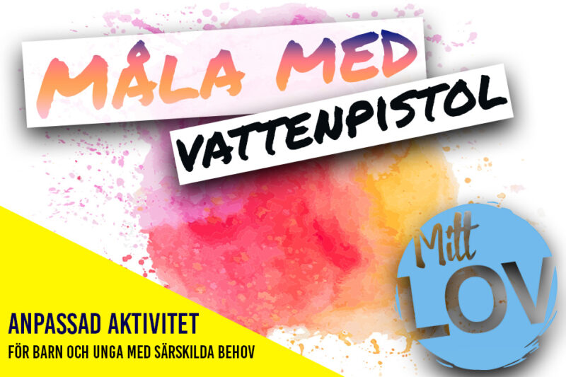Måla med vattenpistol