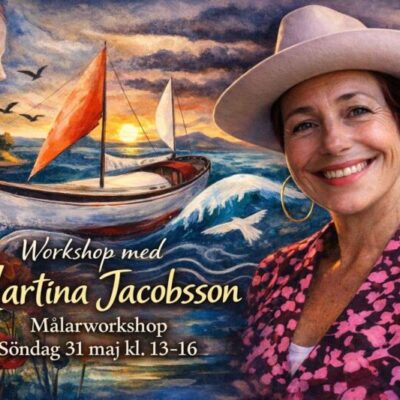Målarworkshop med Martina Jakobsson | 31 maj