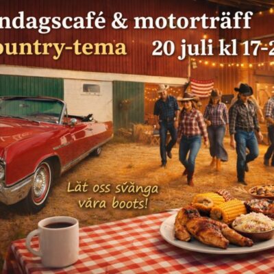Måndagscafé & Fordonsträff – Countrytema