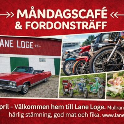 Måndagscafé och fordonsträff