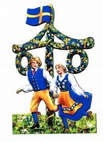 Midsommar med Essunga folkdanslag