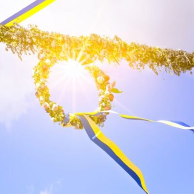 Midsommarfirande på Fridhem